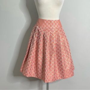 TRACY REESE Pleated A-Line Skirt